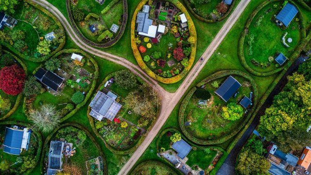 The Unique Oval Community Gardens of Copenhagen: