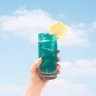 New blue soda drink with algae is good for people and good for the planet