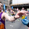 What exactly were those little pouches being handed out during the London Marathon?