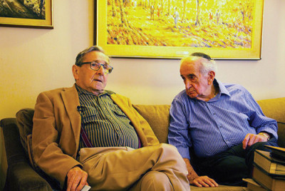 The two men schmoozed as if they were long-lost friends. Upon meeting Werner for the first time, Walter said, “We were together—just 10 people apart. We took the same steps and suffered the same. We felt more close than friends.”