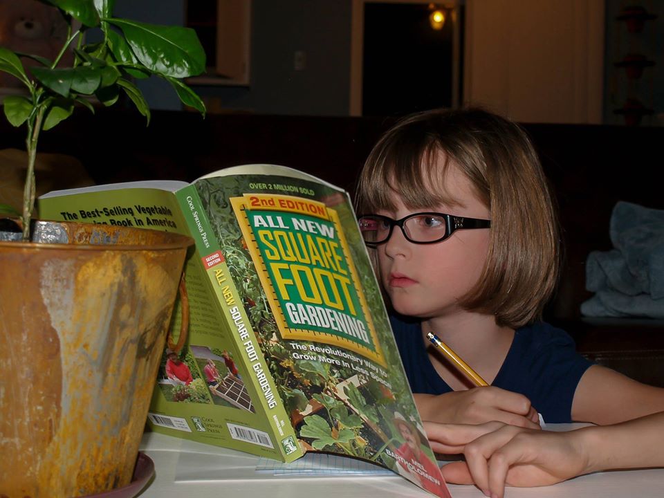 With zero experience in farming, the industrious girl took time at night to read books and study about it.