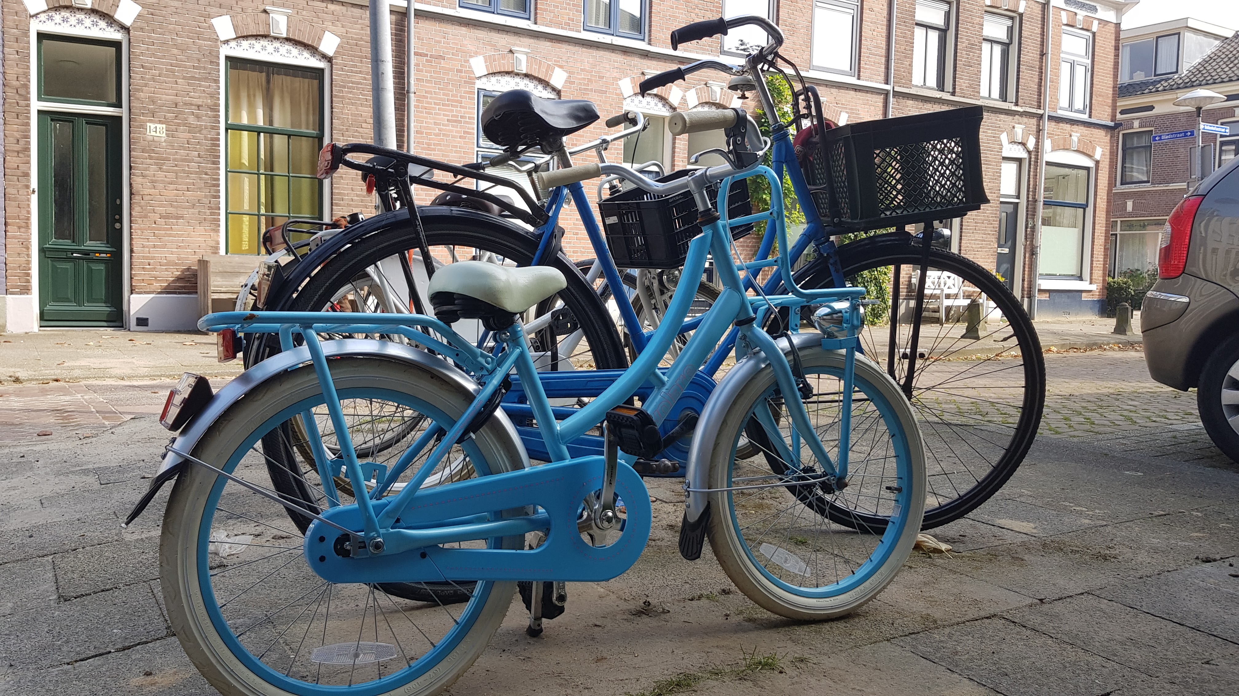 Vanaf zo ongeveer hun derde leren Nederlandse kinderen om te fietsen.