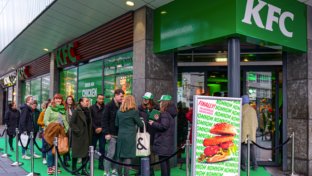 The first vegetarian, chicken-less KFC in the world trials for one week The Netherlands