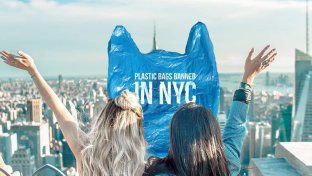 New York waves bye-bye to plastic bags
