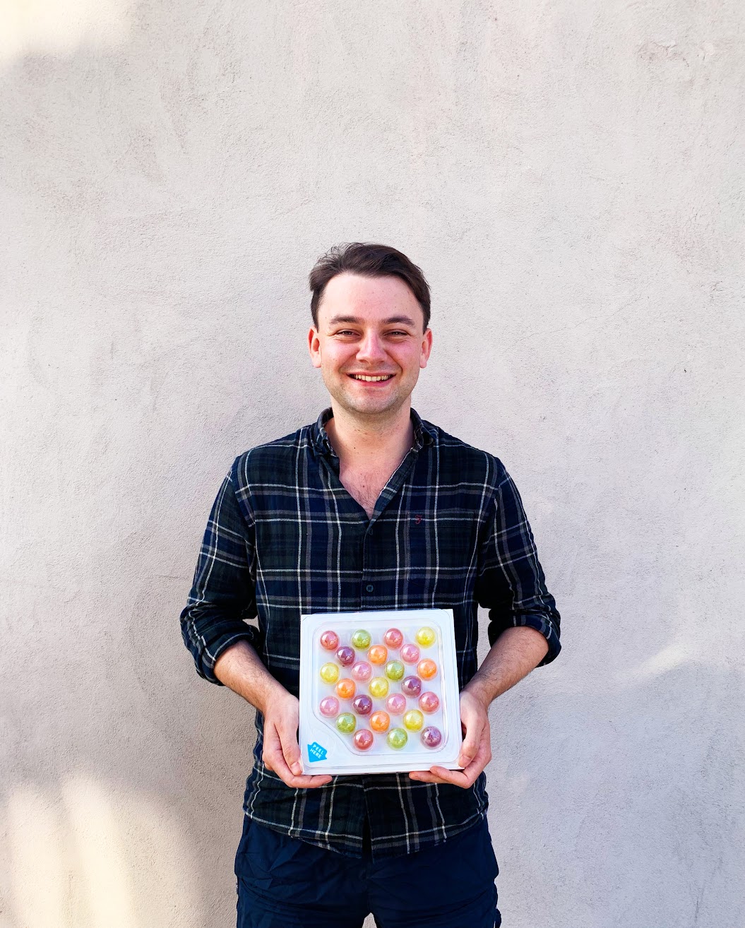 It began when then 24-year-old student Lewis spent a month in his grandma’s care home to find a solution to her lack of water intake, resulting in the invention of the very first Jelly Drops.