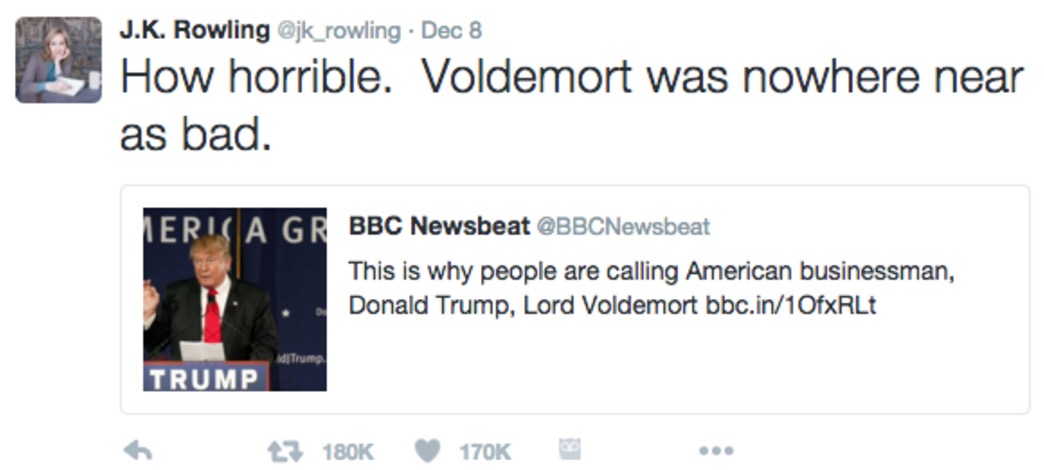 Worse than Voldemort