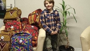 Seven-year-old Essex boy’s backpack project for the homeless is proving to be a success