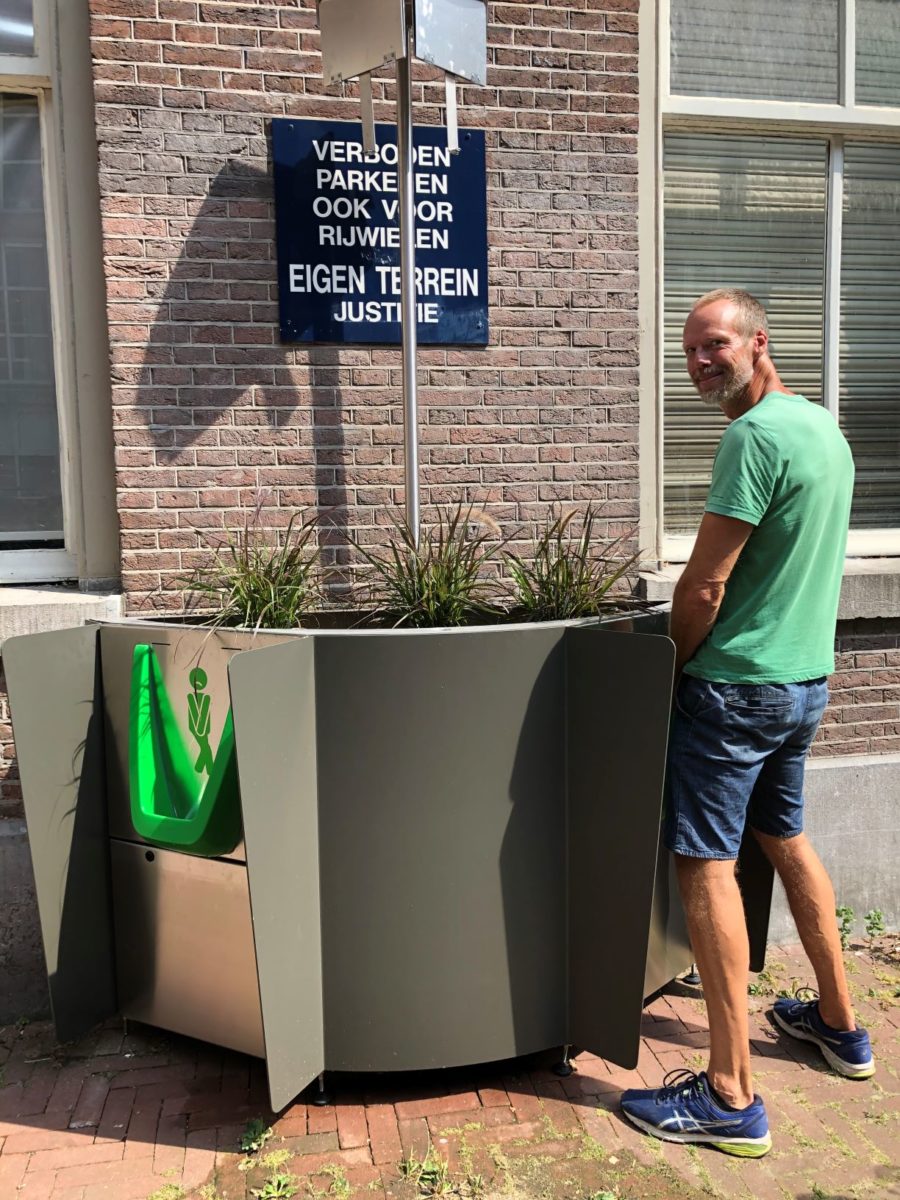 De Vries describes himself as an environmental psychologist who tries to ‘stimulate positive behaviour in the public domain’ and combat nuisance such as littering, noise and public urination.  — Photo: S. Boztas