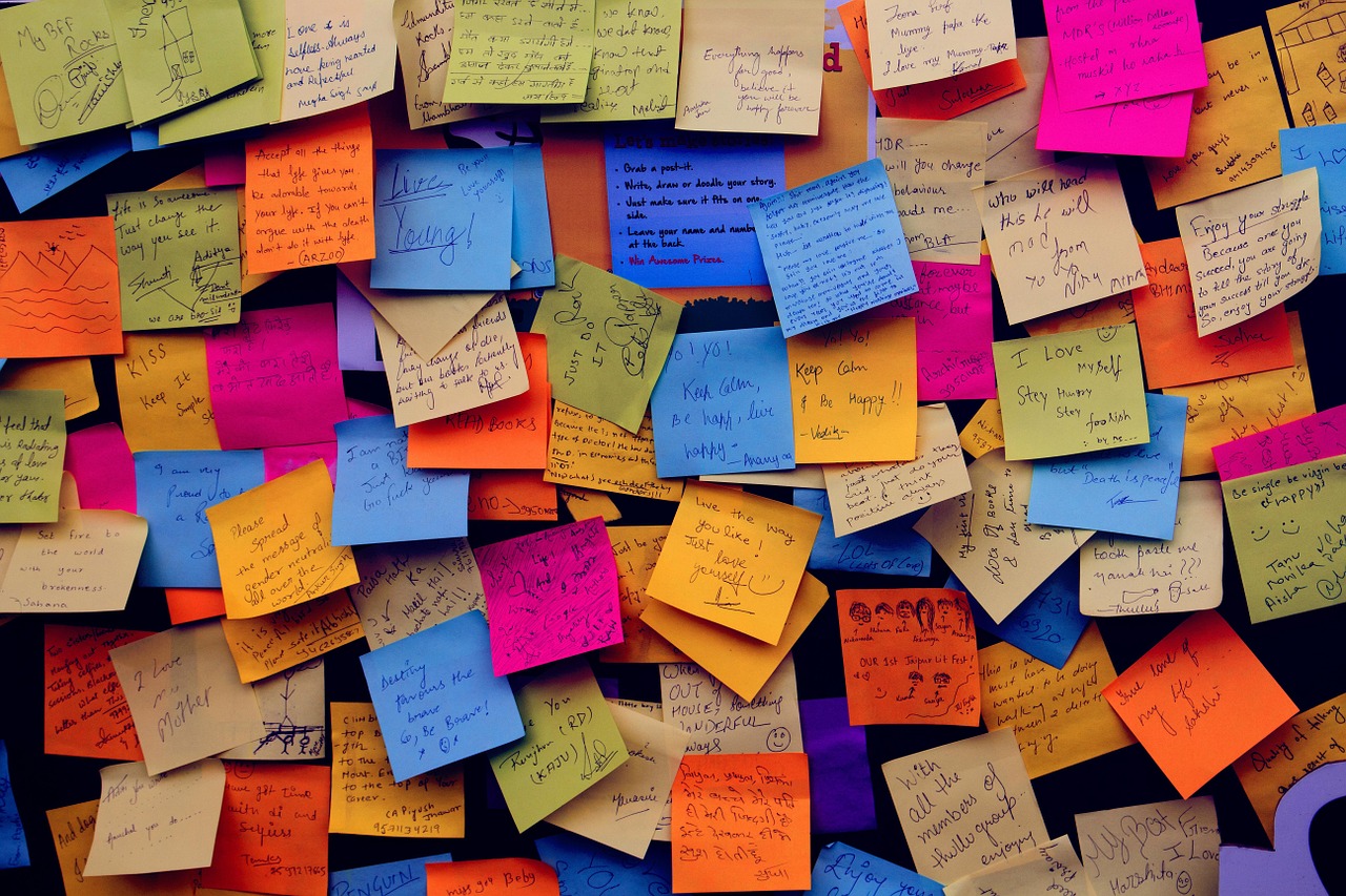 A chemist was trying to create a super-strong adhesive when instead he accidentally invented a super-weak adhesive. A use was found for it and the Post-it note stuck.
