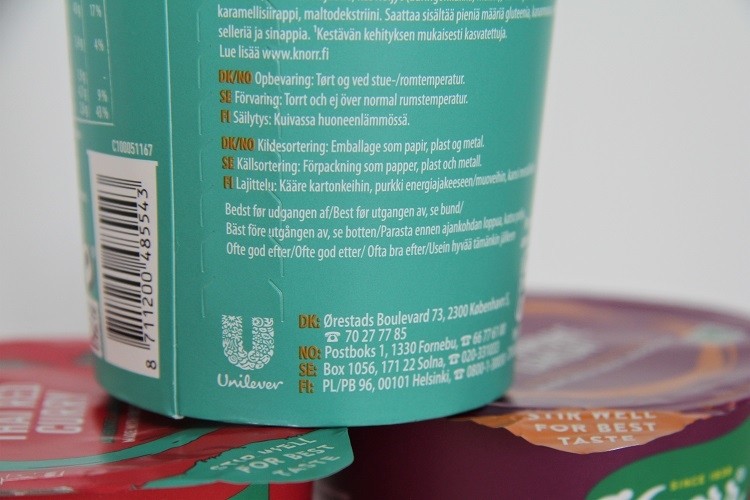 British-Dutch multinational consumer goods company Unilever collaborated with Too Good To Go and other industry players to develop the 'often good after' packaging label.