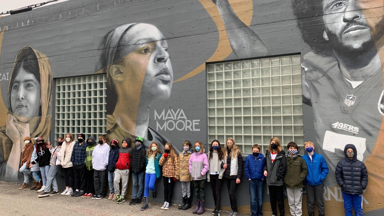 Inspiration Alley is expanding with a new collection of huge murals depicting social justice heroes