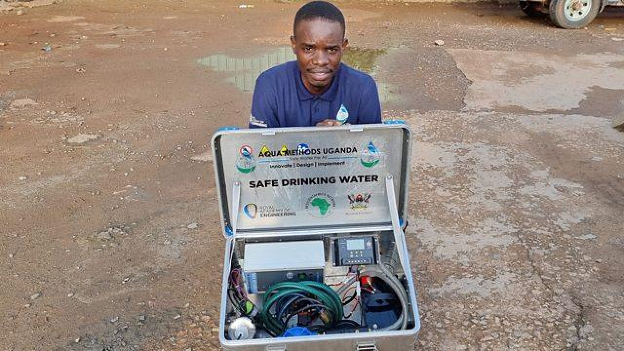 Creating crystal clear, clean drinking water using trash