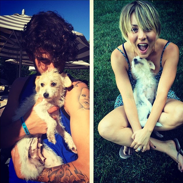 Ya tenía un perro llamado Normal cuando adoptó a Rubi. Norman ya es famoso en Instagram. ¿Lo llegará a ser Rubi también?