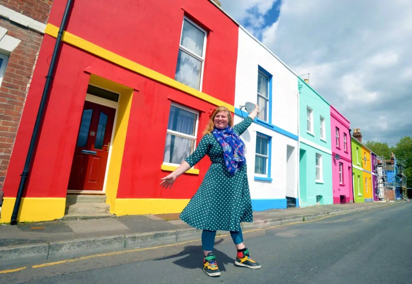 Her city garnered negative opinions over the years and Tash’s mission is to inject colour and creativity into her city.