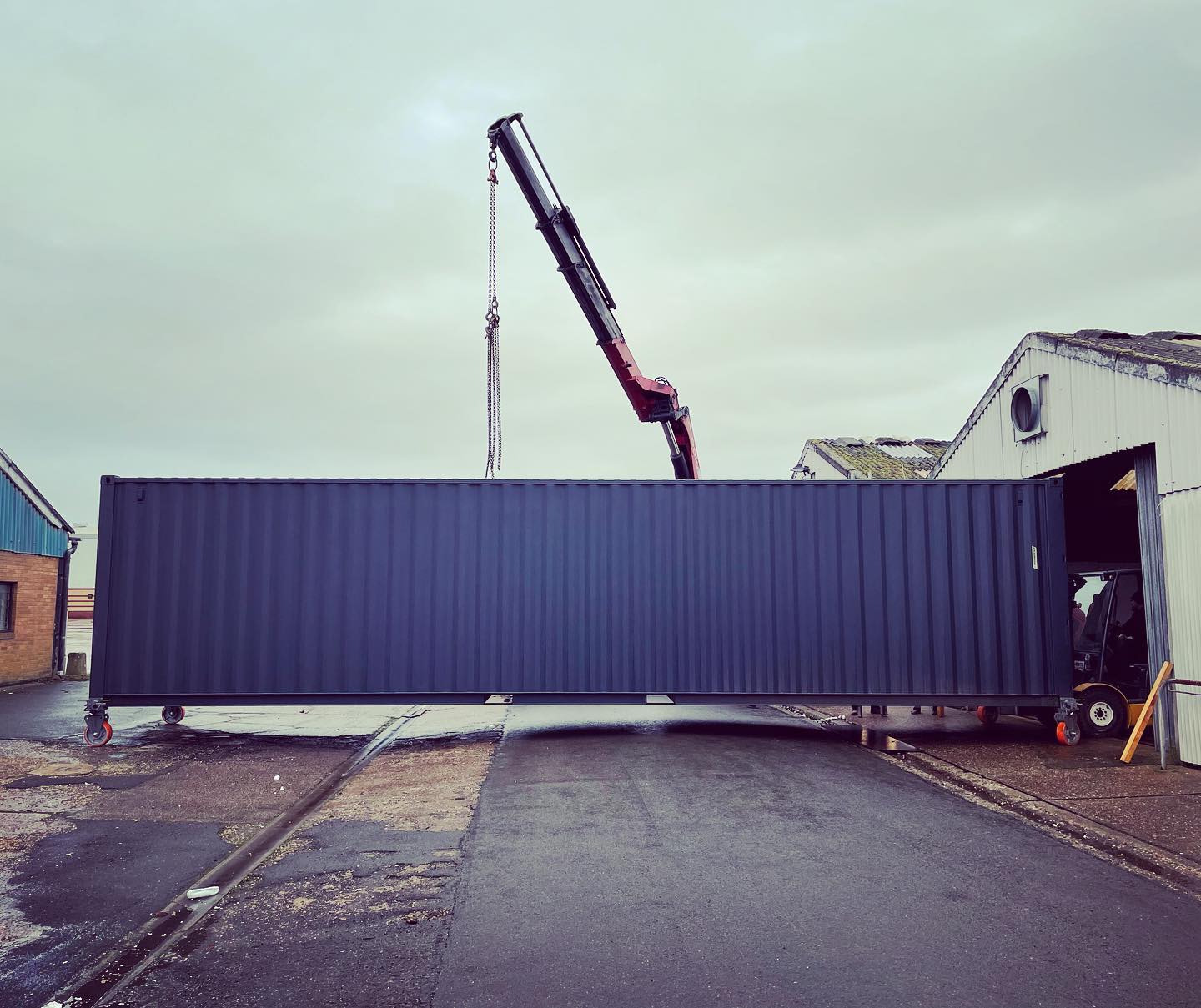 Up cycling two tons of steel shipping container into a 7-bed sleeping pod is all in a days work for Doodle Build.