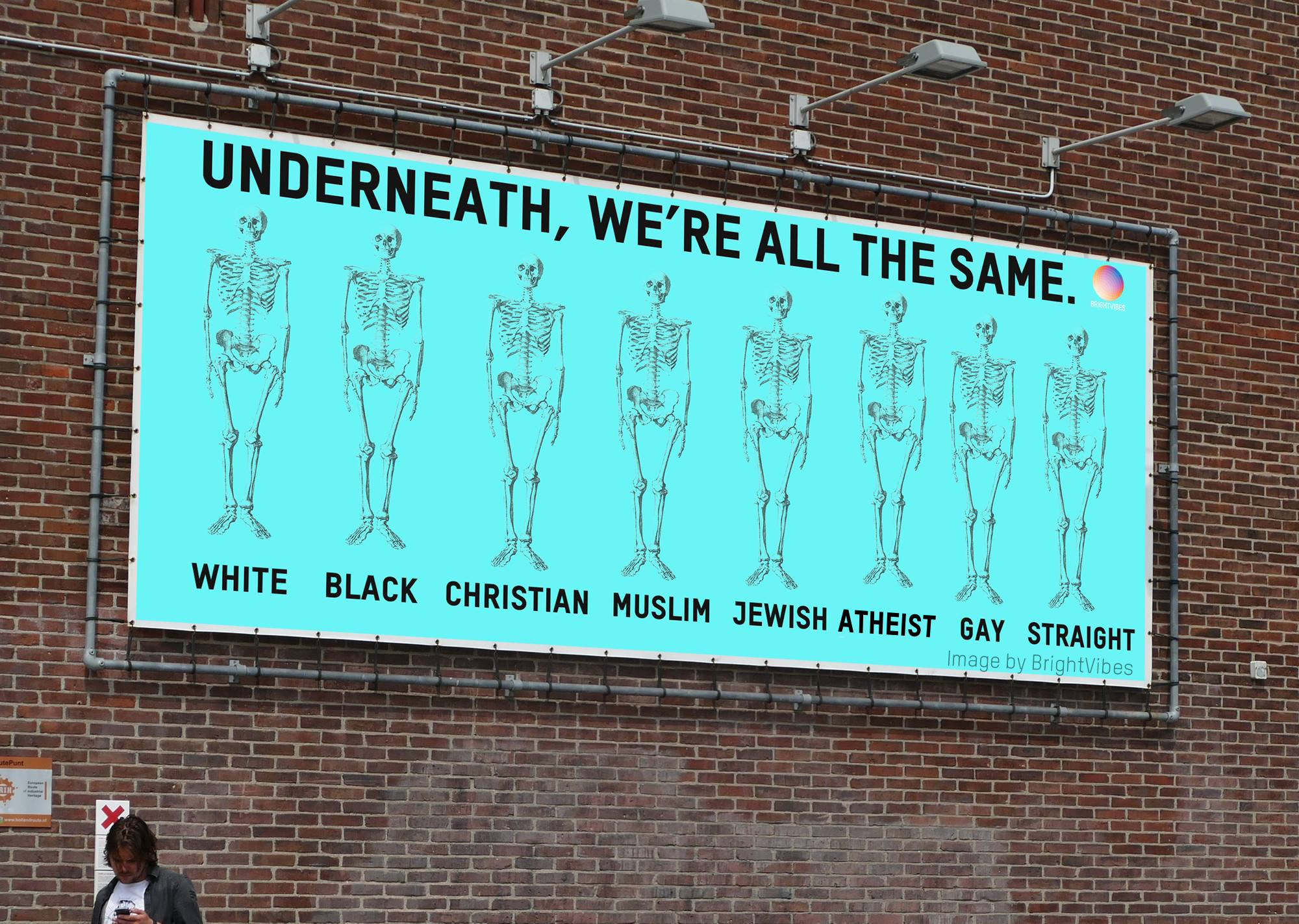 White, black, Christian, Muslim, Jewish, Atheist, Gay or Straight... in the end it makes no difference. We're all part of one race... the human race.