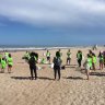 Pinamar: Cooperativa de reciclado ya limpió más de 1000 kilos de residuos en las playas