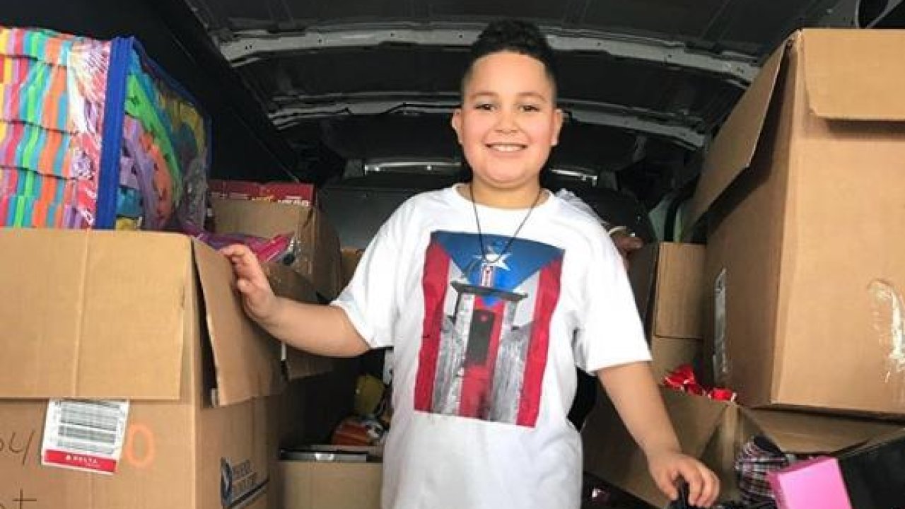 This 10-year-old has collected thousands of essential items for people in need