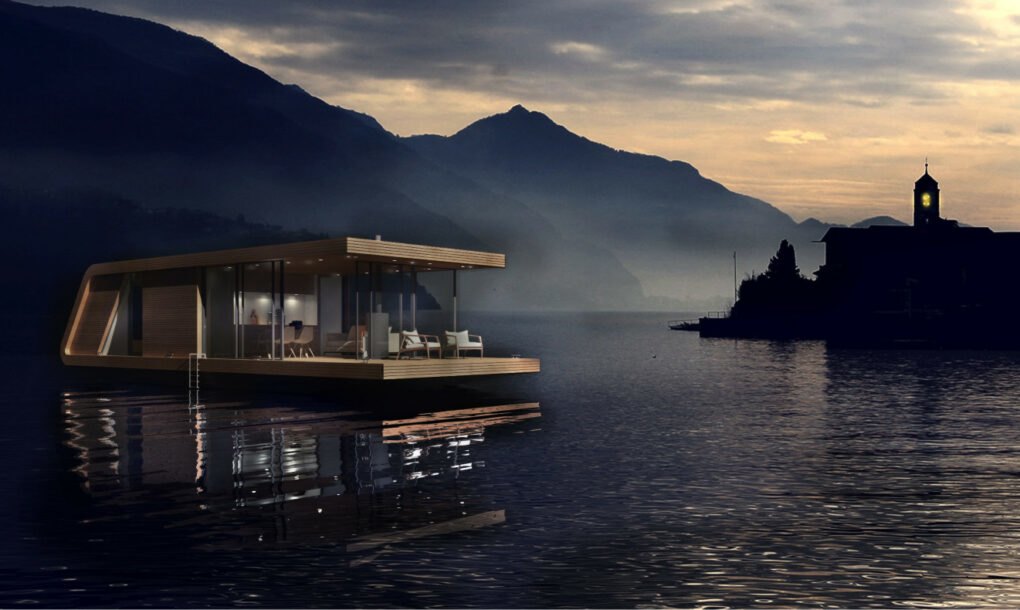 The designers and entrepreneurs who made the sailing houseboat as a sellable product say, “We only want to build ships in which we would like to live too