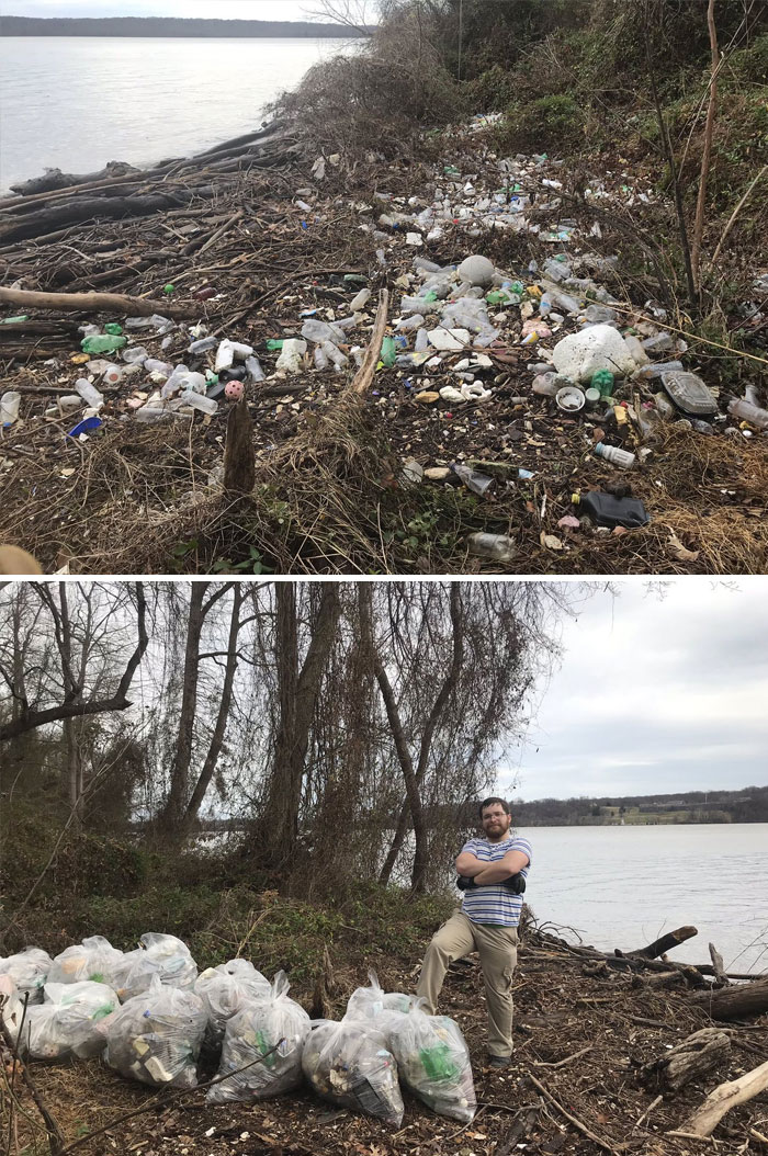 ‘We have to clean up the existing mess, but bottle deposit laws and styrofoam bans would prevent most of it. Contact your local, state, and federal representatives and insist on this.’