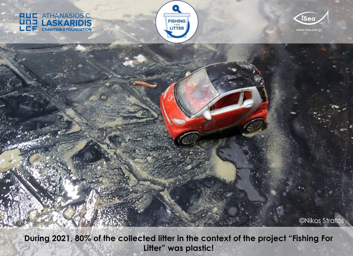 During 2021, a staggering 80% of the litter caught by fishermen involved in the project was plastic.