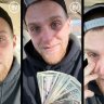 Pizza delivery man sheds tears of joy after being tipped $700 by a church community