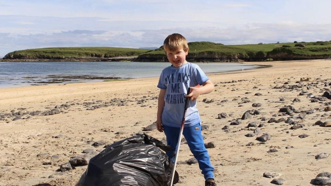 Charlie&#8217;s Quest to Save our Oceans: concerned 5-year old is cleaning up beaches of Northern Ireland