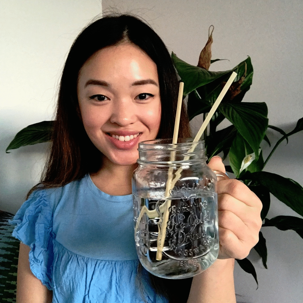 3 years ago, in the spring of 2016, Ev Liu (pictured) started her mission against plastic straws. Straw by Straw is what she came up with.