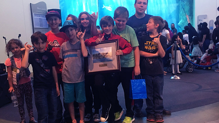 Connor received the 2017 Young Hero Award from the Aquarium of the Pacific, in recognition of his outstanding service to people and the planet through an ongoing series of beach-cleaning and peer education projects.