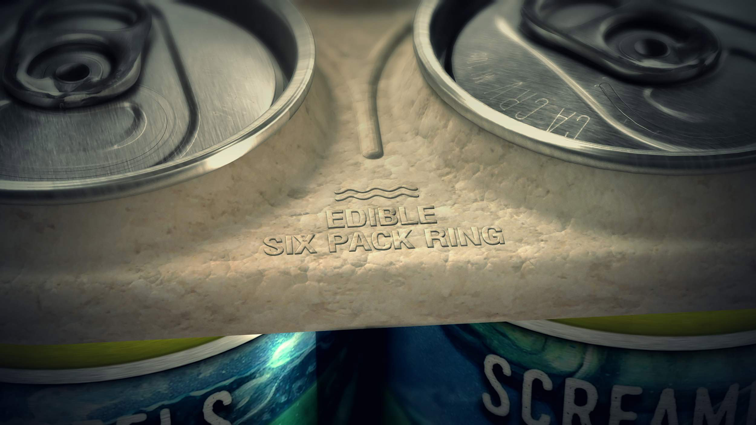 One brewery’s edible six-pack rings made from biodegradable brewing byproducts are so safe they’re actually nutritious to marine life!
