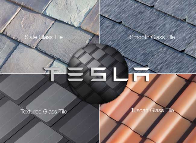 Glass tiles will be available in the United States later this year, beginning with gray smooth glass and black textured glass versions, Tesla said. Slate and Tuscan styles will be introduced in 2018. Overseas markets will receive the products next year.