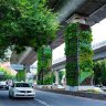 Mexico City is fighting air pollution by transforming its highway pillars into vertical gardens