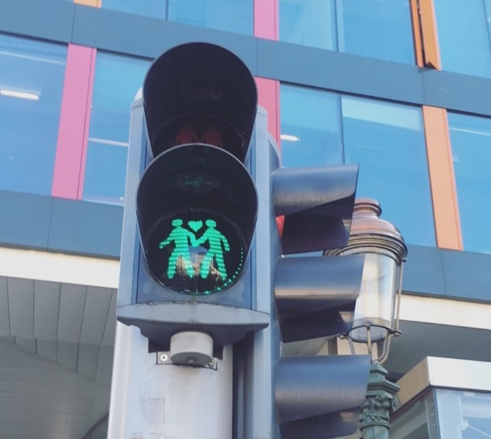In 2017, Brussels launched gay pride lights and crosswalks in celebration of Belgian Pride, an annual gay rights celebration.
