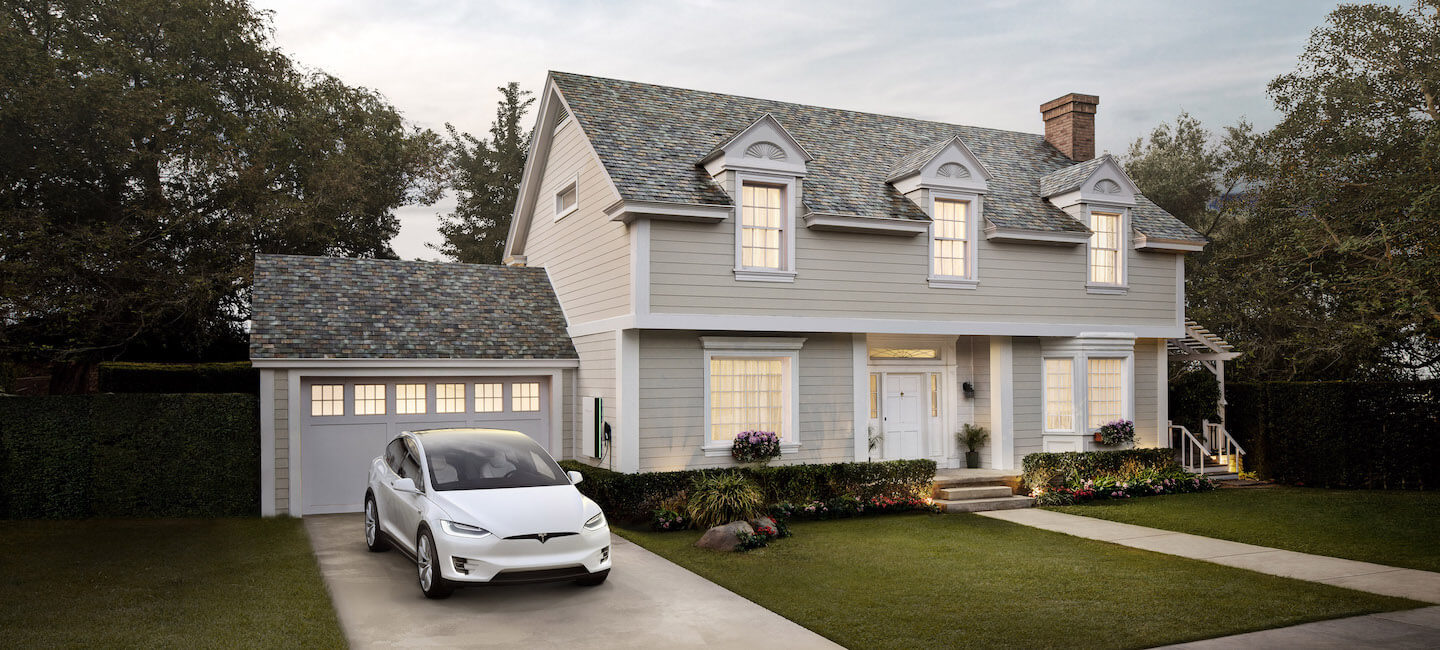 Solar Roof integrates with the Powerwall home battery, allowing you to use solar energy whenever you choose and providing uninterrupted electricity during grid outages.