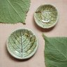 Inspired by nature, these artists use real leaves to create unique pottery
