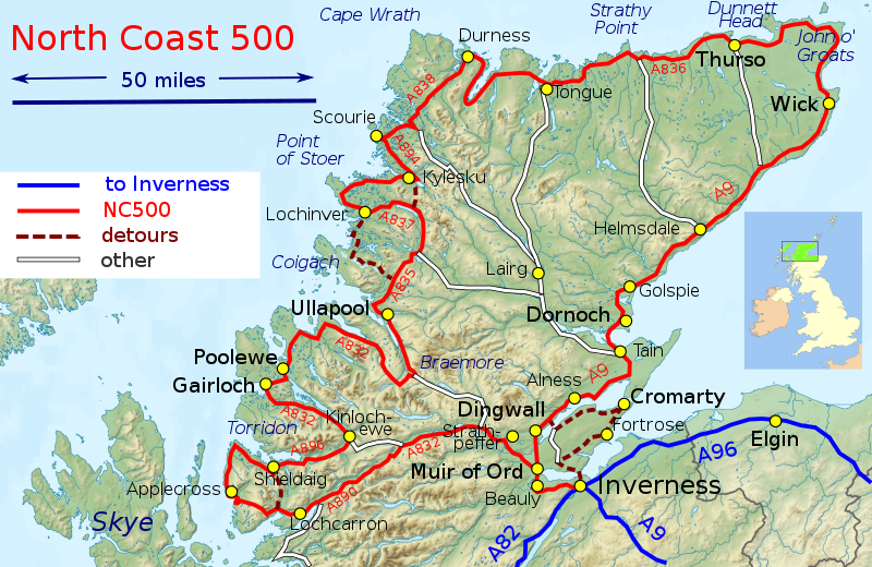 Las North Highlands se han convertido en uno de los destinos más emblemáticos de Escocia gracias a la NC500.