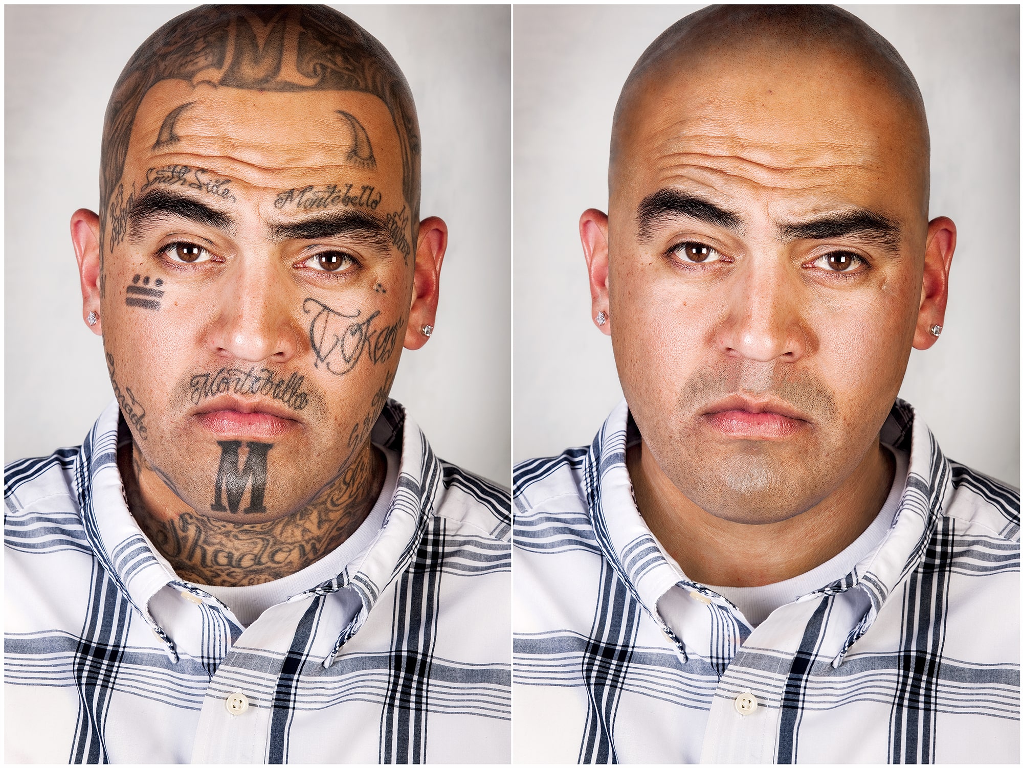 “I joined the gangs when I was a kid. I got in at 11 years old and then like two months later I got into my neighborhood (gang) I went to juvenile hall. I was only supposed to do six months, but the things that I did in there...pretty much, well, you can say I committed another crime in there. It made my stay go from six months to about seven years. They kept me there till I was 18 years old. I did all those years straight, and then I got out at 18 and lasted out here for four years. I got busted and went back to prison for nine years and now I am out. I have been out for nine and a half months now. I pretty much did most of my me in there, more than I have spent out here.”