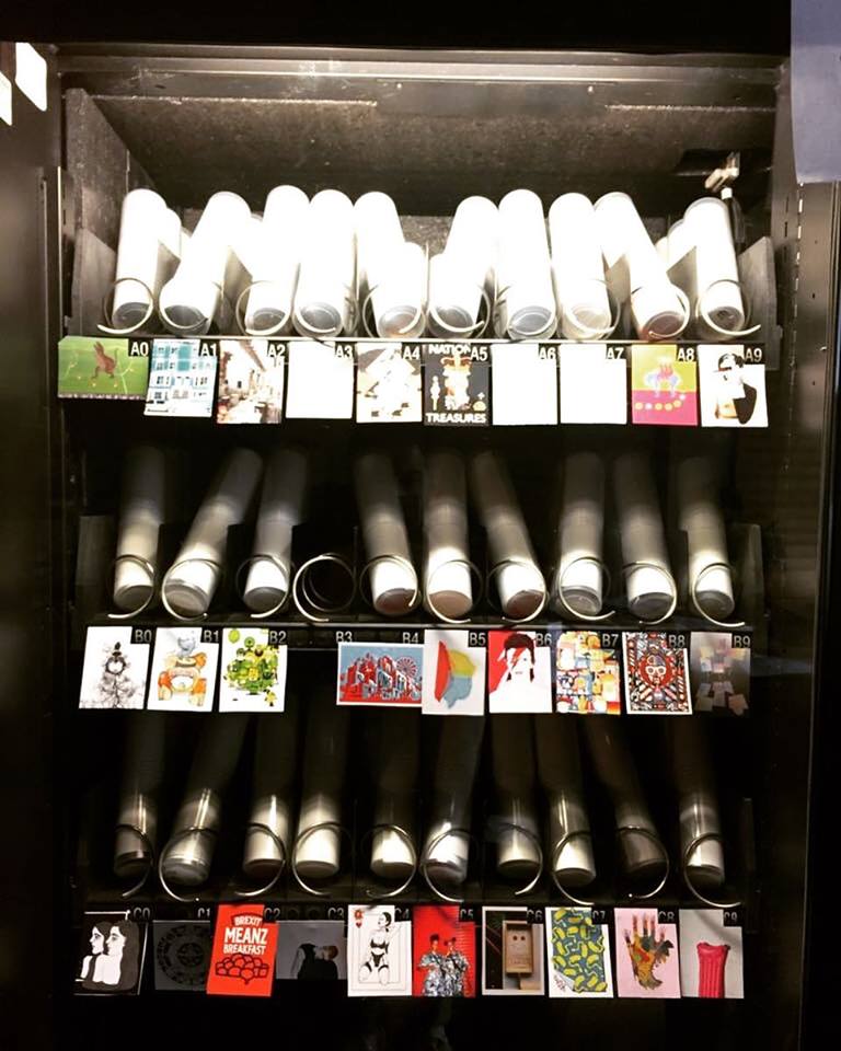 This allows artists to sell art directly to those who might not normally venture into galleries. The Vending Machine Art Gallery makes it easy to buy and sell art!