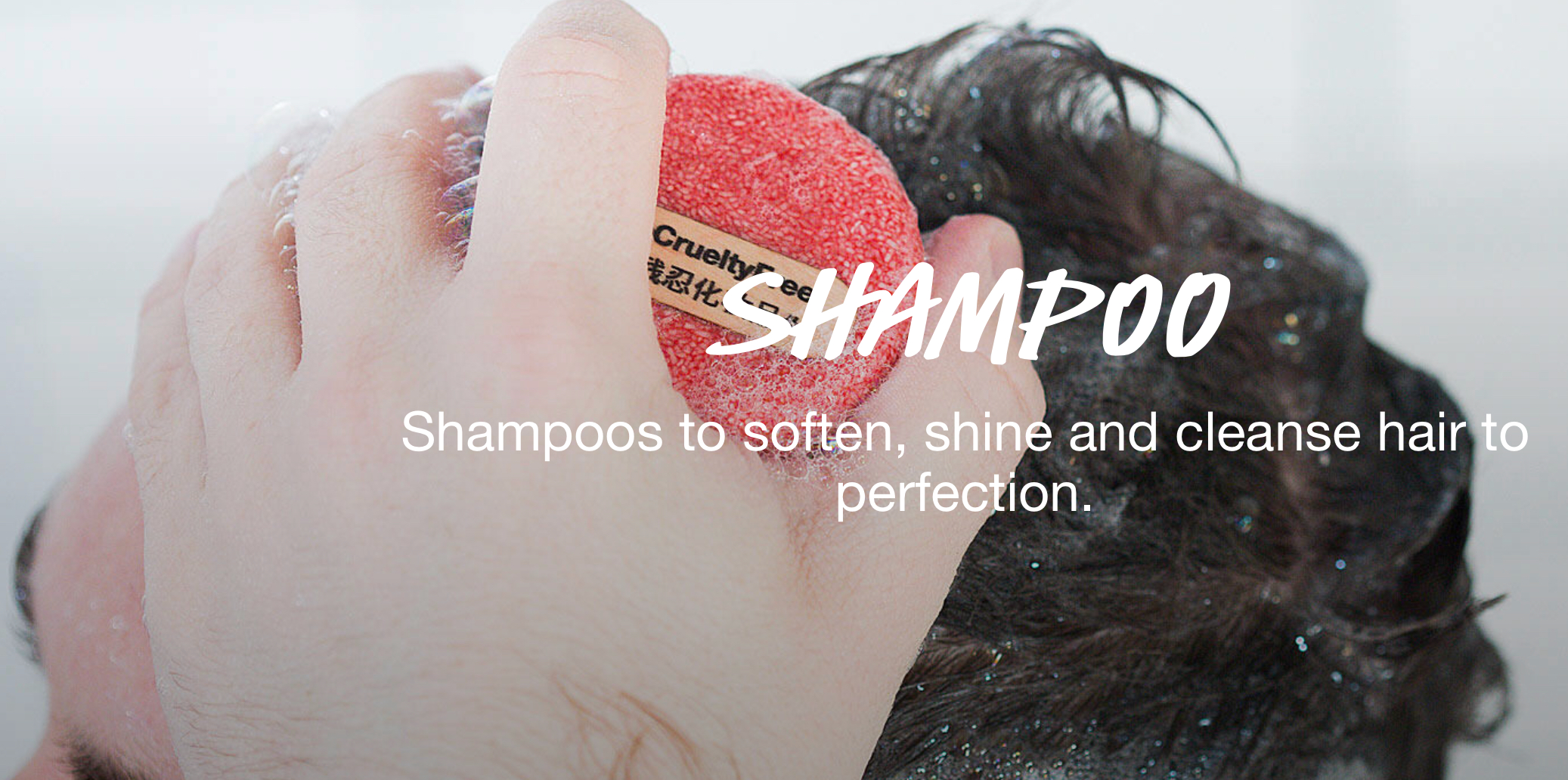 Use soap bars and shampoo bars instead. Companies like Lush offer a wide range of both.
