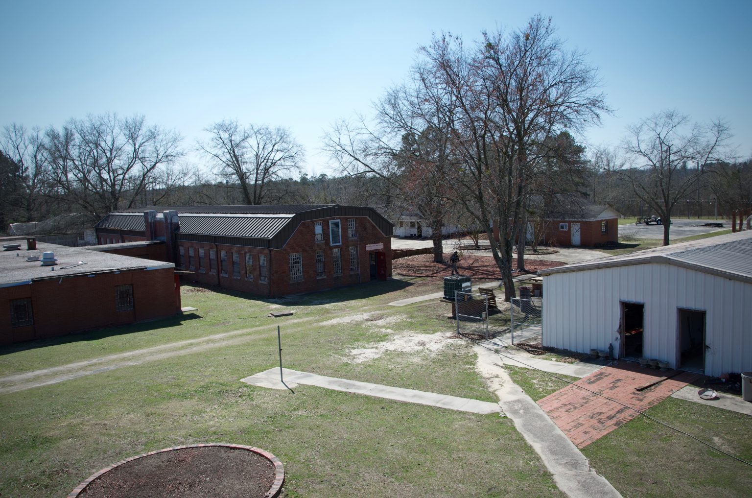 The Scotland Correctional Facility, abandoned since 2001, sits on 67 acres outside of Wagram, North Carolina.