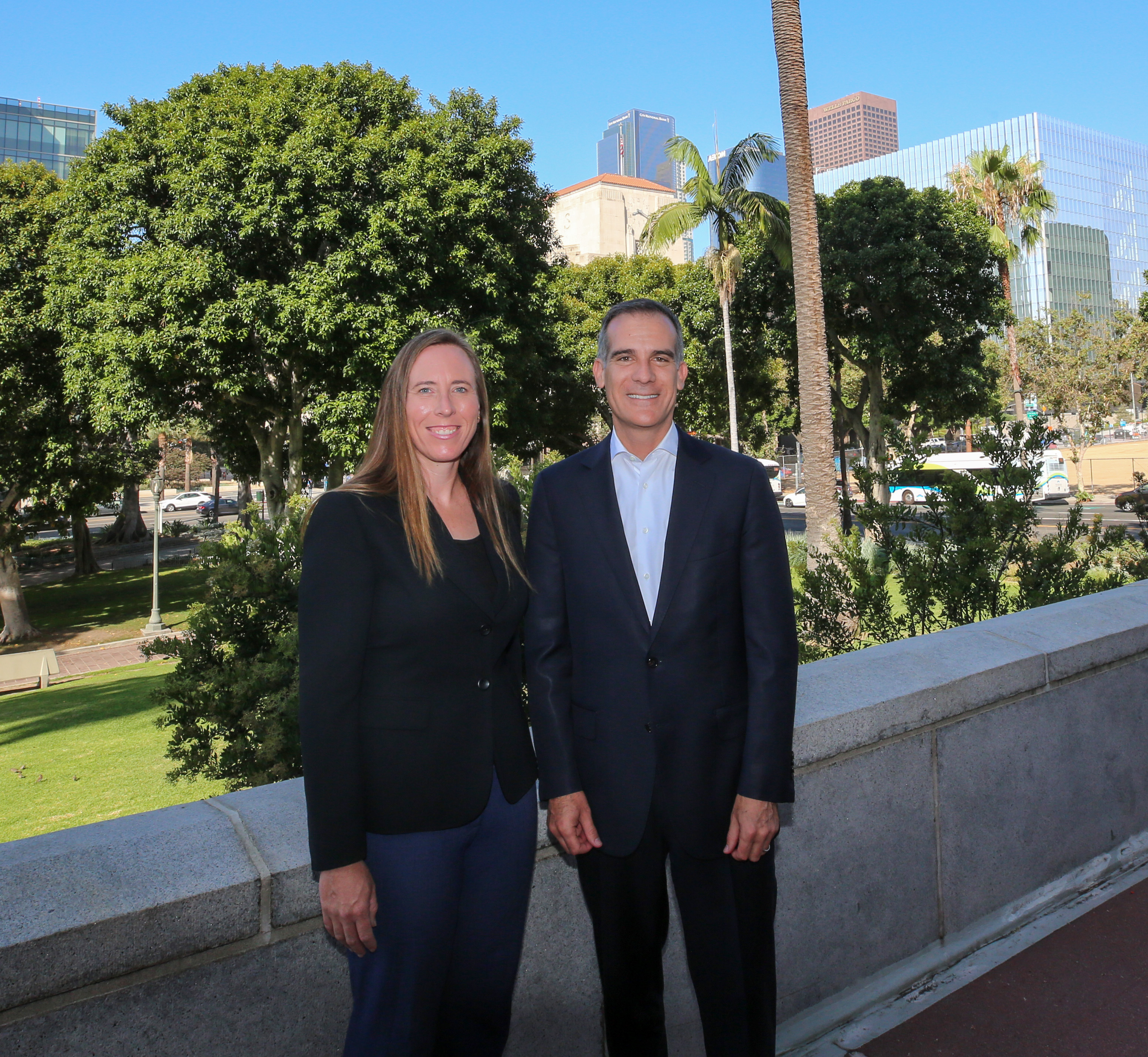 Mayor Garcetti created the post of City Forest Officer within the Board of Public Works to help implement the urban forestry goals outlined in LA’s Green New Deal. These goals include planting 90,000 trees by 2021 and increasing tree canopy by at least 50% by 2028 in areas with the least shade, which tend to be the City’s hottest, low-income communities.