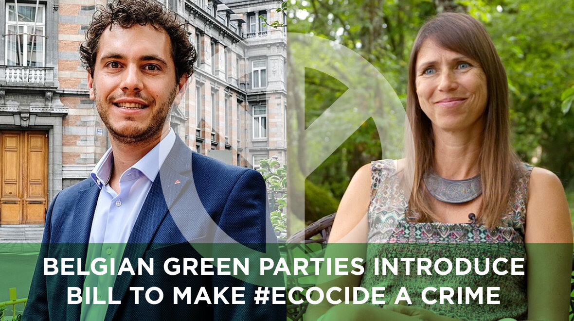 Samuel Cogolati of the Greens, in consultation with French legal expert, veteran campaigner (and Stop Ecocide associate) Valérie Cabanes, have this week introduced a bill into the federal parliament’s Chamber of Representatives.