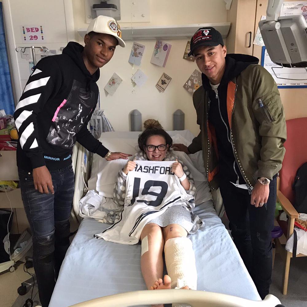 After the horrific terrorist attack in 2017, rashford joined Man United teammates in visiting the wounded, most of whom were children. A total of 22 people killed with a further 120 injured after suicide bomber blew himself up at an Ariana Grande concert at the Manchester Arena in May 2017. He also attended the One Love Manchester concert that raised £2million for those affected by the devastating circumstances.