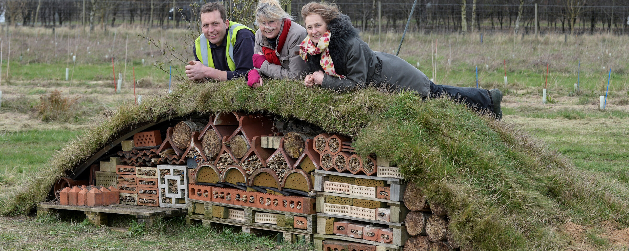 It has been planted with the help of the local community and is open to the public for the benefit of the community. The woodmeadow holds enormous potential for educational and recreational events.