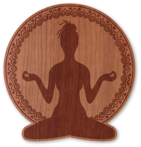 Show your love of connecting your mind, body, and soul with this cute meditation sticker!