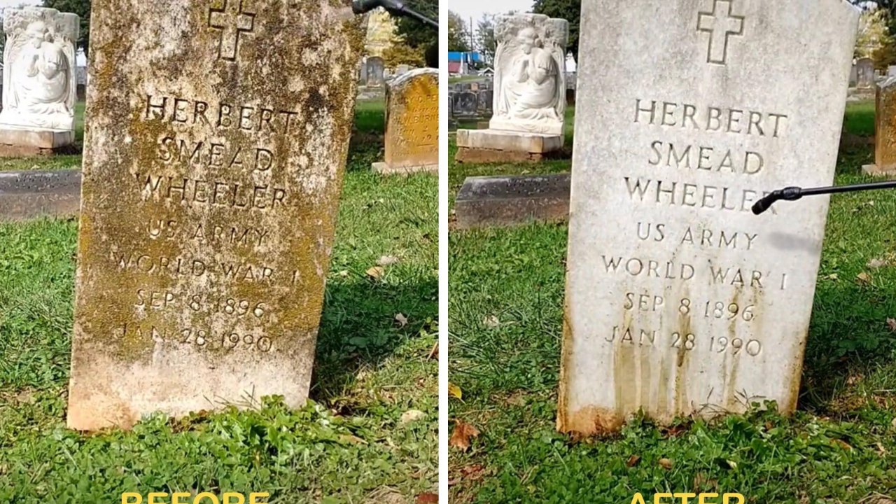 Labour of love: Time-lapse TikToks of Tombstone cleaning go viral