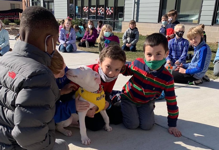 As part of a class project, the students wrote persuasive letters to help get animals at Richmond Animal Care and Control adopted. (Richmond Animal Care and Control)