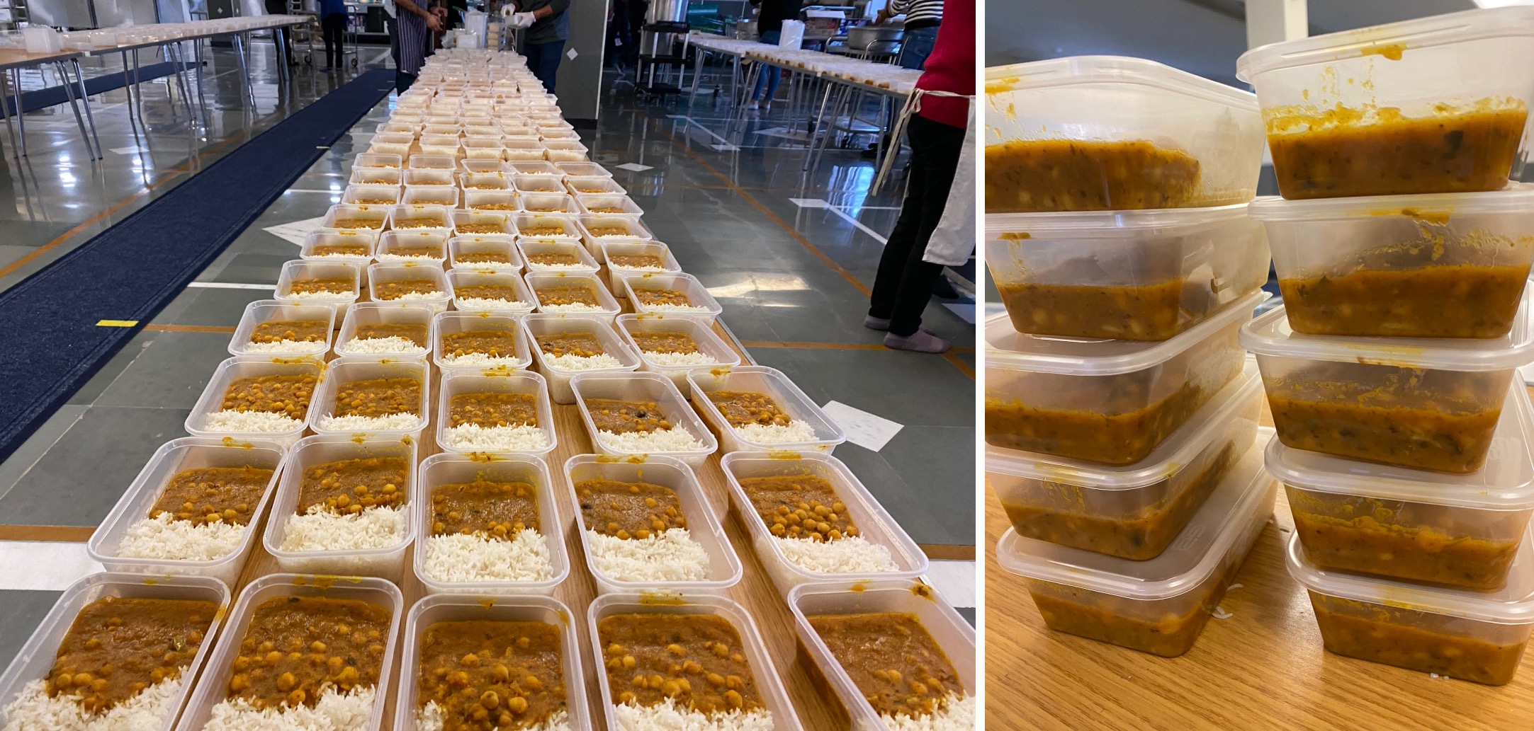 800 Hot meals ready for the truckers stranded in #Kent due to #OperationStack! Our thx to the #Kent Sikh community especially Guru Nanak Gurdwara Gravesend. for preparing meals on short notice #BordersClosed @Port_of_Dover