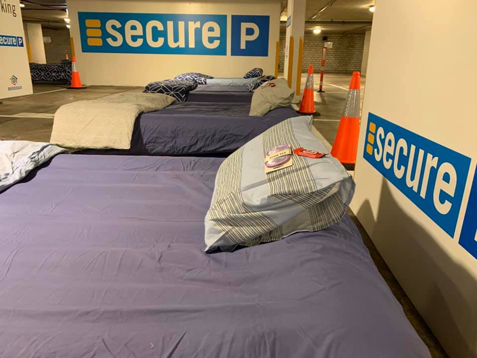 Beddown worked with Secure Parking, one of the largest car park operators in Australia, to set up a two-week trial at one of their parking garages in Brisbane.