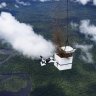 Skydiver verspreidt meer dan 100 miljoen zaden over een ontbost stuk van de Amazone.